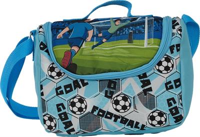 Pippa Erkek Çocuk Üç Gözlü Mavi İlkokul Üçlü Okul Çanta Seti - Futbol - PPSET5285