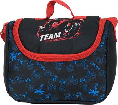 Pippa Erkek Çocuk Üç Gözlü Siyah/Kırmızı İlkokul Üçlü Okul Çanta Seti - Motosiklet - PPSET5300