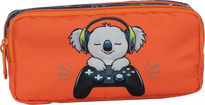 Pippa Kız ve Erkek Çocuk Üç Gözlü Turuncu İlkokul Üçlü Okul Çanta Seti - Sevimli Koala - PPSET5405