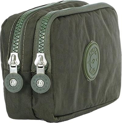 Pippa Yogi İki Gözlü Erkek Çocuk Yeşil Krinkıl Kumaş Kalem Çantası/Kalemlik - KK975-2