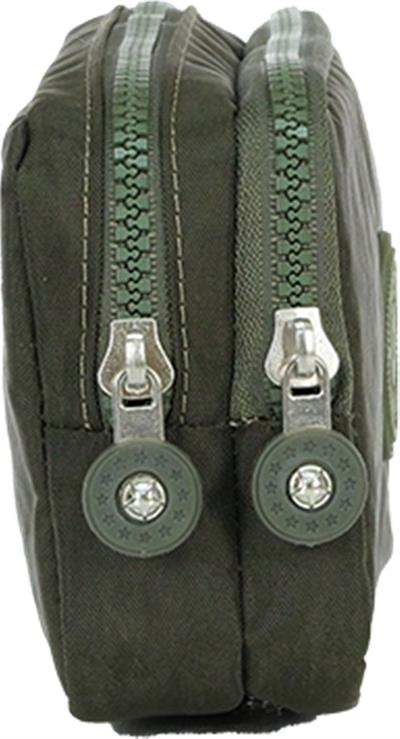 Pippa Yogi İki Gözlü Erkek Çocuk Yeşil Krinkıl Kumaş Kalem Çantası/Kalemlik - KK975-2