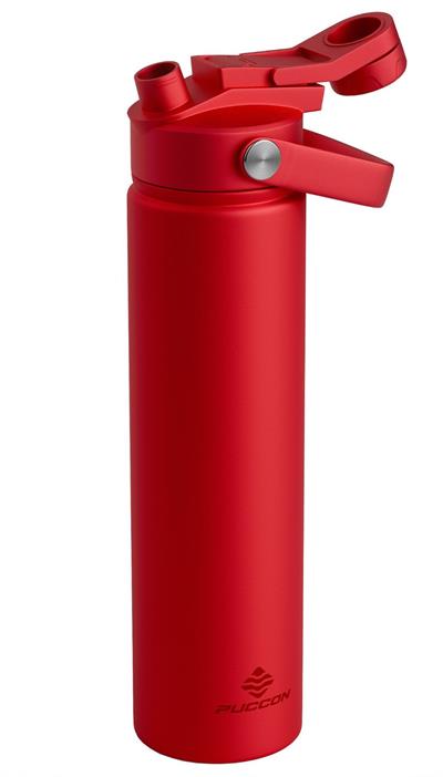 Puccon 750 ml Kırmızı Paslanmaz Çelik Termos/Matara/Suluk