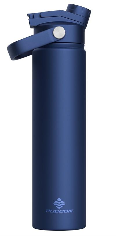 Puccon 750 ml Lacivert Paslanmaz Çelik Termos/Matara/Suluk