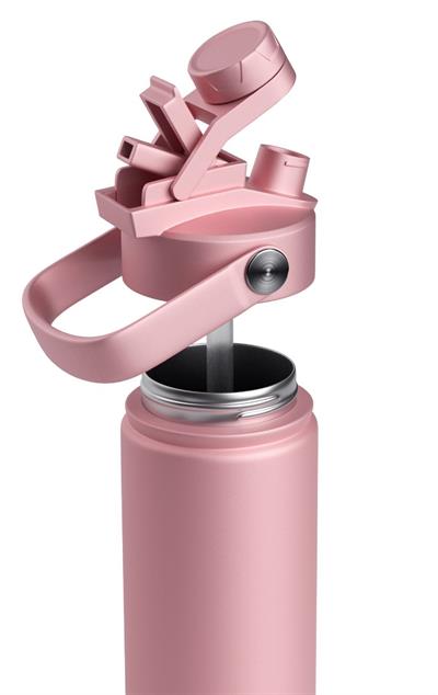 Puccon 750 ml Pembe Paslanmaz Çelik Termos/Matara/Suluk