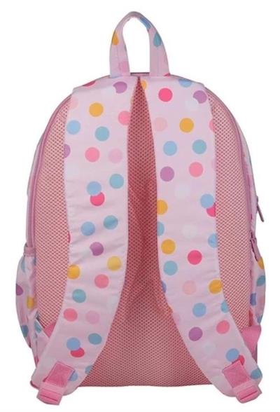 Slazenger Pembe Puantiyeli  İki Bölmeli Kız Çocuk Okul ve Günlük Sırt Çantası 24439