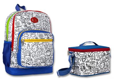 Ümit Çanta Boyanabilir Okul Çantası ve Beslenme Çanta Seti