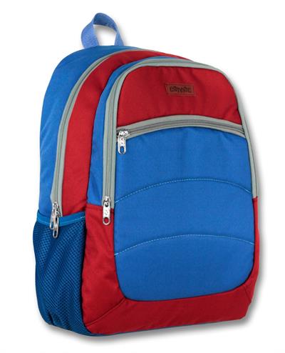 Ümit Çanta Cennec Mavi-Kırmızı - Erkek Ortaokul Kolej Lise ve Günlük Sırt Çantası