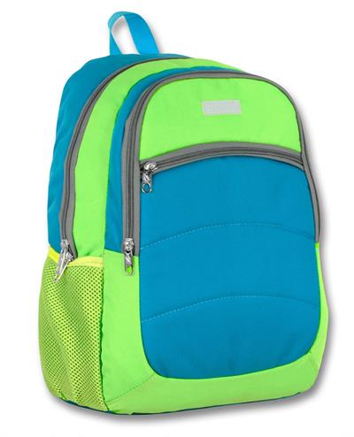 Ümit Çanta Cennec Ortaokul Kolej Lise ve Günlük Sırt Çantası - Mavi-Yeşil - Kız ve Erkek