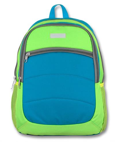 Ümit Çanta Cennec Ortaokul Kolej Lise ve Günlük Sırt Çantası - Mavi-Yeşil - Kız ve Erkek