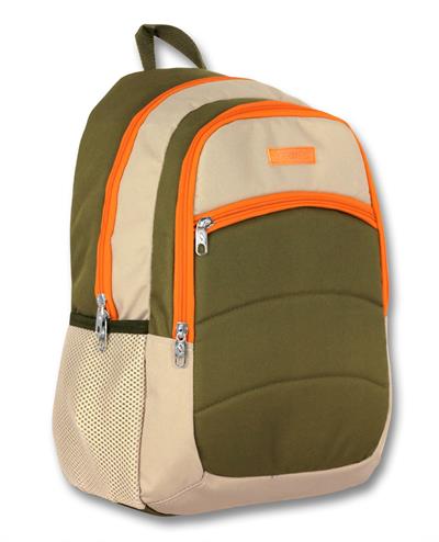 Ümit Çanta Cennec Ortaokul Kolej Lise ve Günlük Sırt Çantası - Yeşil-Krem - Erkek