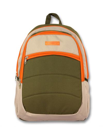 Ümit Çanta Cennec Ortaokul Kolej Lise ve Günlük Sırt Çantası - Yeşil-Krem - Erkek