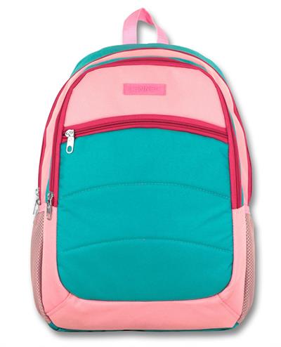 Ümit Çanta Cennec Ortaokul Kolej Lise ve Günlük Sırt Çantası - Yeşil-Pembe - Kız