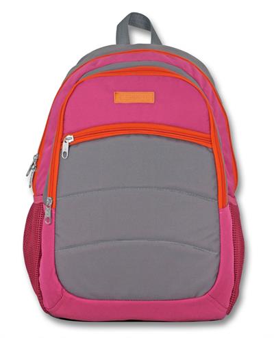 Ümit Çanta Cennec Ortaokul Kolej Lise ve Günlük Sırt Çantası - Gri-Pembe - Kız