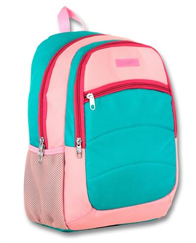 Ümit Çanta Cennec Ortaokul Kolej Lise ve Günlük Sırt Çantası - Yeşil-Pembe - Kız