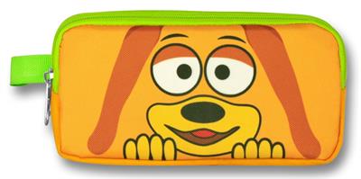 Ümit Çanta Cennec Sevimli Köpek Kalem Çantası - Sarı-Yeşil - Erkek Çocuk