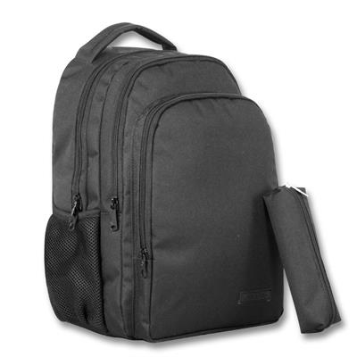 Ümit Çanta Cennec Siyah Kalemlikli Ortaokul Lise Günlük ve Seyahat Sırt Çantası