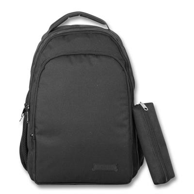 Ümit Çanta Cennec Siyah Kalemlikli Ortaokul Lise Günlük ve Seyahat Sırt Çantası