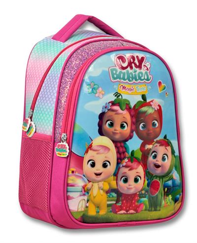 Ümit Çanta Cry Babies ve Arkadaşları Kız Çocuk İlkokul Çantası - Pembe