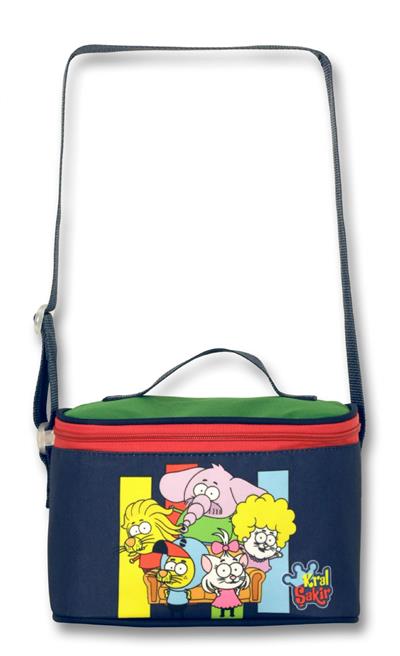 Ümit Çanta Kral Şakir ce Arkadaşları Isı Yalıtımlı Beslenme Çantası - Kırmızı-Lacivert  - Erkek Çocuk