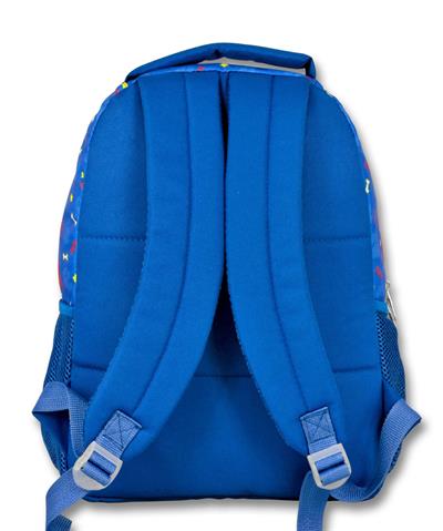 Ümit Çanta Sevimli Köpekler Üç Bömeli Mavi/Kırmızı Erkek Çocuk İlkokul Çantası