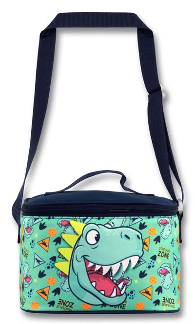 Ümit Çanta Termoslu/Isı Yalıtımlı Beslenme Çantası - 5019 - Dinazor, Yeşil Lacivert (Erkek Çocuk)