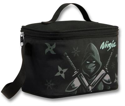 Ümit Çanta Termoslu/Isı Yalıtımlı Beslenme Çantası - 5067 - Ninja, Siyah Turkuaz (Erkek Çocuk)