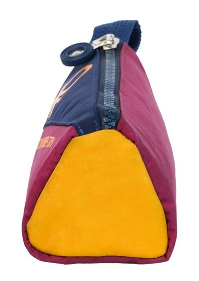 United Colors Of Benetton Color Blocking Unisex Çocuk Üçgen Kalemlik - Lacivert-Bordo-Hardal