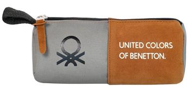 United Colors Of Benetton Erkek Çocuk Üçgen Kalemlik Gri Kahve
