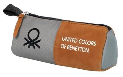United Colors Of Benetton Erkek Çocuk Üçgen Kalemlik Gri Kahve