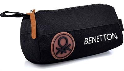 United Colors Of Benetton Retro Erkek Çocuk Oval Kalemlik - Siyah