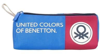 United Colors Of Benetton Tricolor Erkek Çocuk Üçgen Kalemlik - Saks Mavi