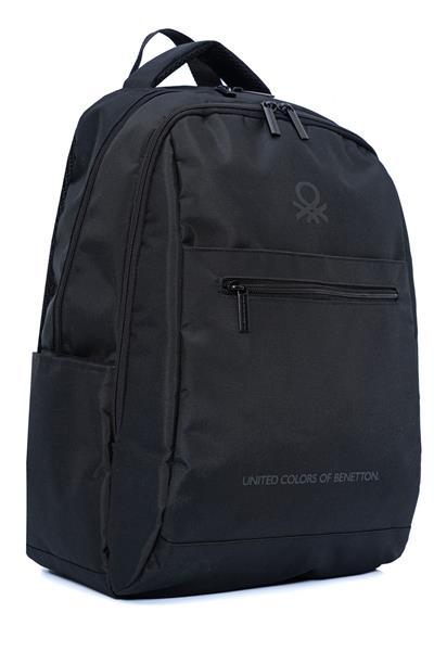 United Colors Of Benetton Unisex Çocuk/Yetişkin Okul Günlük ve Seyahat Sırt Çantası - Siyah - 20961