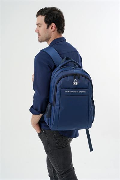 United Colors Of Benetton Unisex Çocuk/Yetişkin Okul Günlük ve Seyahat Sırt Çantası - Lacivert 20968