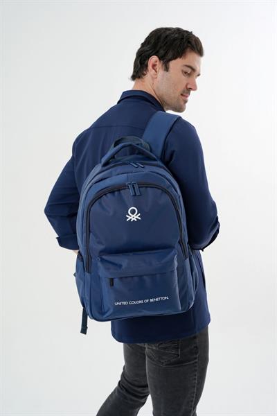 United Colors Of Benetton Unisex Çocuk/Yetişkin Okul Günlük ve Seyahat Sırt Çantası - Lacivert 20969