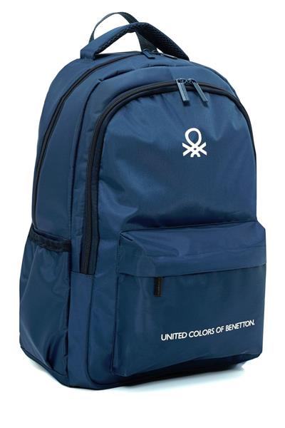 United Colors Of Benetton Unisex Çocuk/Yetişkin Okul Günlük ve Seyahat Sırt Çantası - Lacivert 20969