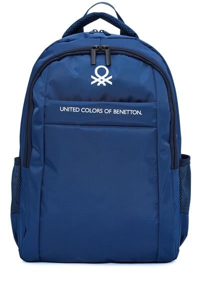 United Colors Of Benetton Unisex Çocuk/Yetişkin Okul Günlük ve Seyahat Sırt Çantası - Lacivert 20968