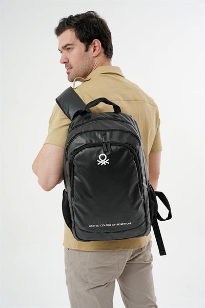 United Colors Of Benetton Unisex Okul, Günlük ve Seyahat Sırt Çantası - Siyah - 20870