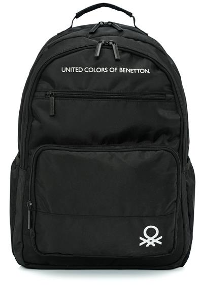 United Colors Of Benetton Unisex Okul Günlük ve Seyahat Sırt Çantası - Siyah - 20822