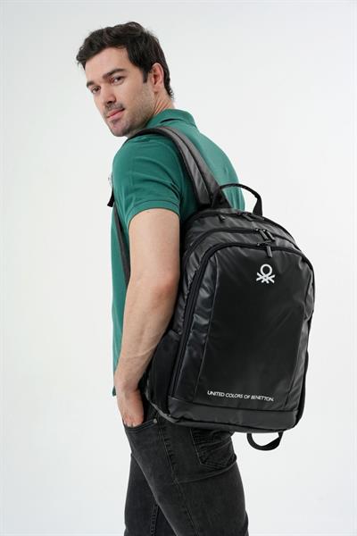 United Colors Of Benetton Unisex Okul, Günlük ve Seyahat Sırt Çantası - Siyah - 20842