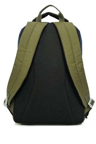 United Colors Of Benetton Unisex Okul, Günlük ve Seyahat Sırt Çantası - Lacivert - Haki - 20899