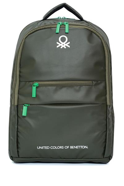 United Colors Of Benetton Unisex Okul, Günlük ve Seyahat Sırt Çantası - Haki - 20831