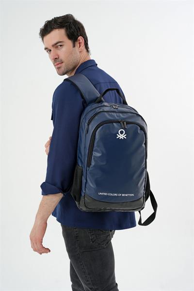 United Colors Of Benetton Unisex Okul, Günlük ve Seyahat Sırt Çantası - Lacivert - 20874