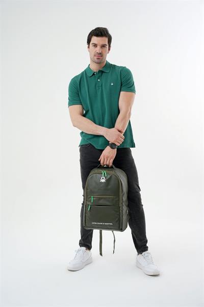 United Colors Of Benetton Unisex Okul, Günlük ve Seyahat Sırt Çantası - Haki - 20831
