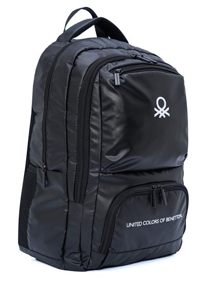 United Colors Of Benetton Unisex Okul, Günlük ve Seyahat Sırt Çantası - Siyah - 20871