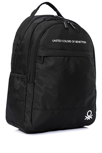United Colors Of Benetton Unisex Okul, Günlük ve Seyahat Sırt Çantası - Siyah - 20823