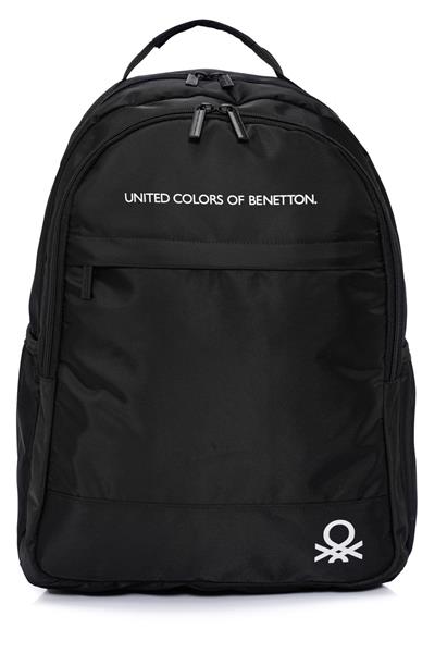 United Colors Of Benetton Unisex Okul, Günlük ve Seyahat Sırt Çantası - Siyah - 20823