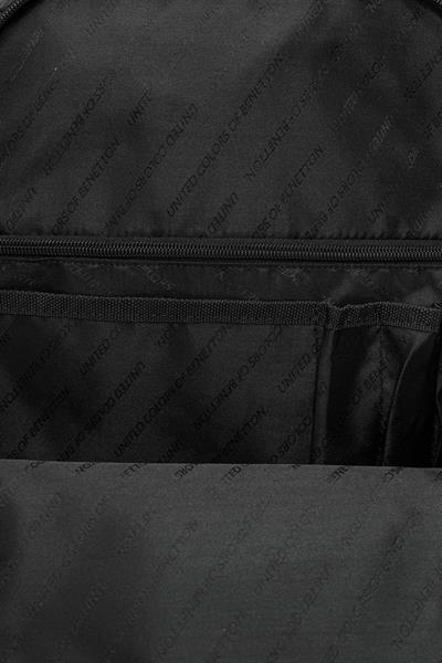 United Colors Of Benetton Unisex Okul, Günlük ve Seyahat Sırt Çantası - Siyah - 20842