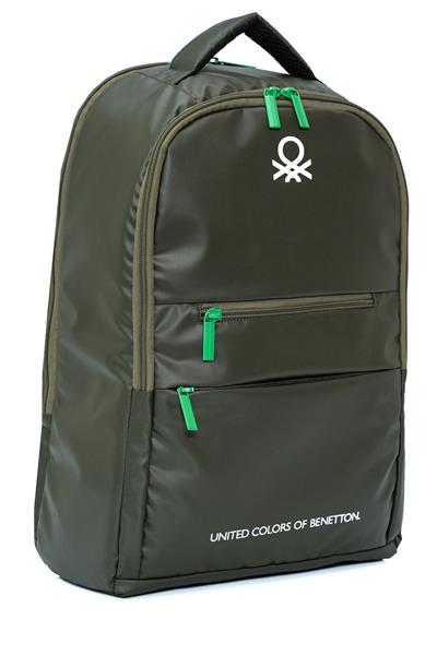 United Colors Of Benetton Unisex Okul, Günlük ve Seyahat Sırt Çantası - Haki - 20831