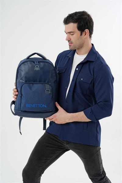 United Colors Of Benetton Unisex Okul, Günlük ve Seyahat Sırt Çantası - Lacivert - 20850