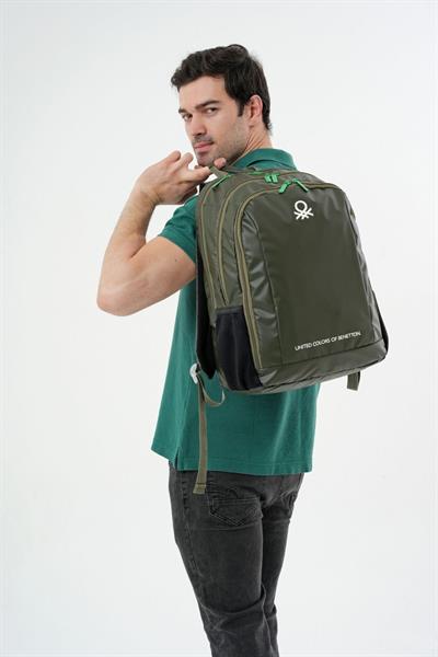 United Colors Of Benetton Unisex Okul, Günlük ve Seyahat Sırt Çantası - Haki - 20830